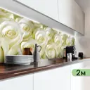 Стеновая панель Грин ГРИН ТОРГОВЫЙ ДОМ 200×60 ПВХ Белые_розы2