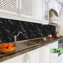 Стеновая панель Грин ГРИН ТОРГОВЫЙ ДОМ 300×60 ПВХ Крестола_BLACK