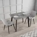 Стол прямоугольный Дсв мебель 61703 100x80 см керамогранит цвет серый