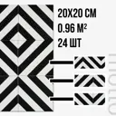 Керамогранит Motto Levels N100070 20x20см цвет серый