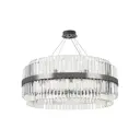 Люстра подвесная Arte Milano Fiamma 440110.720.20.g9.c1.bk 20 ламп 40 м² цвет черный