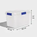 Контейнер Keter 59x37x40 см полипропилен цвет прозрачный