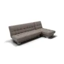 Диван угловой с оттоманкой Золотое руно Хьюстон 2 ППУ Квест-32 160x100x63 см ткань цвет бежевый