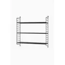 Полка настенная Scandi systems 60x75x30 см ЛДСП цвет черный