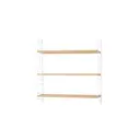 Полка настенная Scandi systems 60x75x20 см ЛДСП цвет белый/дуб