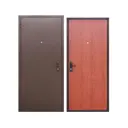 Входная дверь Superlock SL-1 левый 205x96см цвет антик медь/рустикальный дуб