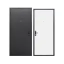 Входная дверь Superlock SL-1 левый 205x86см цвет антик серебро/беленый дуб