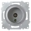 Розетка телевизионная встраиваемая Onekeyelectro Florence 2172842 с заземлением цвет серый