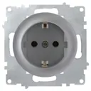 Розетка встраиваемая Onekeyelectro Florence 2172834 с заземлением цвет серый
