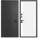 Входная дверь Foreman Ф-15 левый 205x96см цвет графит/белый матовый