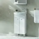 Тумба под раковину напольная Onika 104012 38см цвет белый