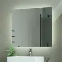 Зеркало для ванной Onika Люма 208098 с подсветкой 80x80см