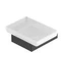 Мыльница подвесная Cezares SLIDER-SODS-NOP цвет черный матовый