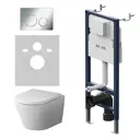 Комплект инсталляция Am.pm MonoFit IS97151.751701mp с подвесным унитазом Suit и клавишей хром