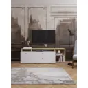 Комод Дсв мебель Ланс 2 ящика 171x43x56.3 см ЛДСП цвет белый/дуб бунратти