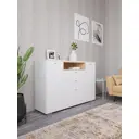 Комод Дсв мебель Ланс 2 ящика 149.2x43x100.5 см ЛДСП цвет белый/дуб бунратти