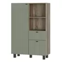 Шкаф распашной Сима-ленд Олива ШК-16 с 2 дверями 90x135x37 см ЛДСП цвет дуб каньон/MF12