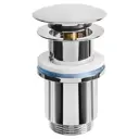 Выпуск для раковины MONLID 40 мм клик-клак с переливом хром