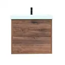 Тумба с раковиной RUVANN RINNI 60 раковина Фест 60 в ванную подвесная цвет дуб веллингтон табак