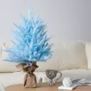 Ель новогодняя искусственная Настольная 70 см голубая