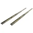 Мебельные направляющие 550x45 мм металл цвет никель 2 шт.