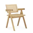 Стул Woodville 46x82x53 см ротанг цвет бежевый 1 шт.