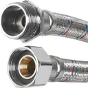 Гибкая подводка для воды Aquabeam 3/4 100 см наружная-внутренняя резьба