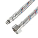 Гибкая подводка для воды 1/2" М10 штуцер-гайка 100 см