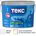 Краска для стен и потолков Текс Профи моющаяся глубокоматовая цвет белый база A 9 л