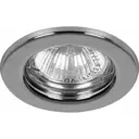 Комплект точечных светильников встраиваемых Feron Dl10 15113 под отверстие 60 мм G5.3 цвет хром 10 шт