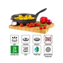 Сковорода Elan gallery 120111 28 см алюминий без крышки цвет черный