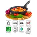 Сковорода Elan gallery 120204 20 см алюминий без крышки цвет черный