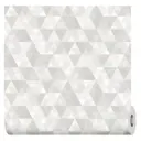 Обои флизелиновые Vog Collection Triugla серо-зеленые 1.06 м VV72594-47