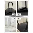 Стол овальный Thetable 200x90 см композитный материал цвет коричневый