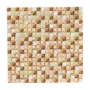 Мозаика стеклянная Керамоград Gs011_05 30x30 см цвет бежевый
