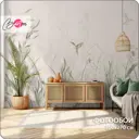 Фотообои флизелиновые 3d Растения Листья 500x270 см Barton Wallpapers N138-B