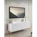 Тумба под телевизор Wood. DWMWS1114 144х55х35 см ЛДСП цвет белый