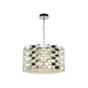 Подвесная люстра с хрусталем LH41001/12 CH/CL хром/прозрачный E14x12 max 40W D540x290