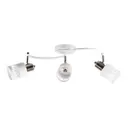 Спот поворотный Экономсвет 20718/3wt+sn wt 3 лампы E14 7 м² цвет разноцветный