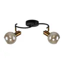 Спот поворотный Экономсвет 20785/2gd+bk br 2 лампы E14 5 м² цвет разноцветный