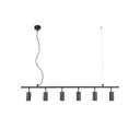 Светильник подвесной Crystal lux Rivo Clt 015c6 l1200 bl 6 ламп 15 м² цвет черный