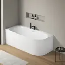 Ванна Vincea VBT-704-1800-L акриловая 180x80 цвет белый, левая, щелевой перелив, слив белый