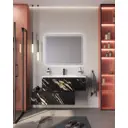 Тумба под раковину универсальная Cezares SLIDER-1000-1C-PI-NF-P 96.6см цвет черный фьюжн