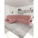 Диван модульный Yorcom Майами-3 268x97x187 см велюр цвет пыльная роза