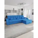 Диван модульный Yorcom Майами-2 228x97x135 см велюр цвет васильковый