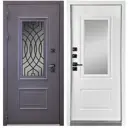 Входная дверь Foreman Ф-35 левый 205x96см цвет махагон/ванилла виллюто