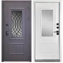 Входная дверь Foreman Ф-35 правый 205x96см цвет махагон/ванилла виллюто