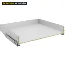 Выдвижной ящик для кухни 75.2x8.1x51.1 см KONSENSA ДСП цвет серый
