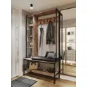 Вешалка напольная Loft 52 100x182x35 см ЛДСП цвет веллингтон