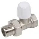 Клапан для радиатора запорный прямой СТМ Термо CARSVL12 1/2" латунь